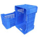 PLASTIC CRATE BLUE
