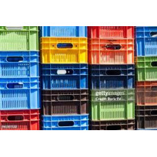 PLASTIC CRATE BLUE PLASTIC CRATE BLUE